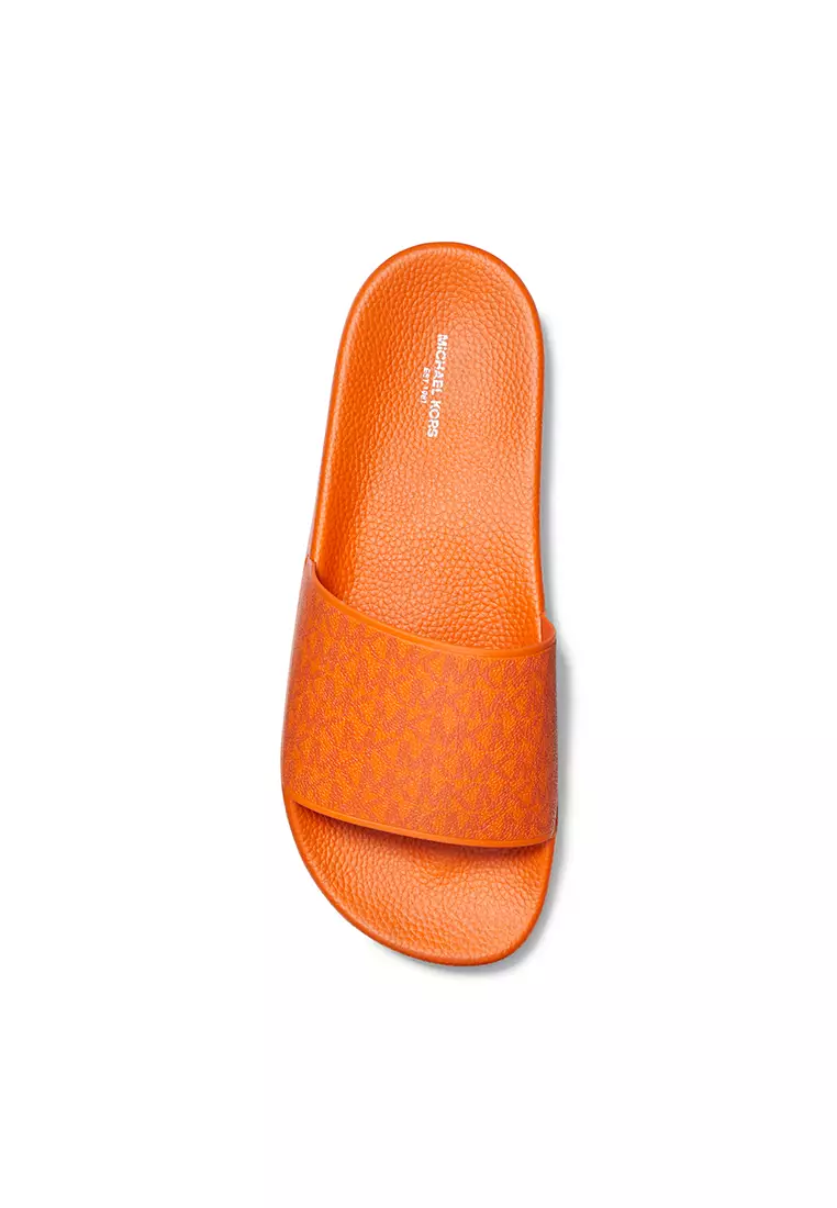Michael kors slides mens orange online