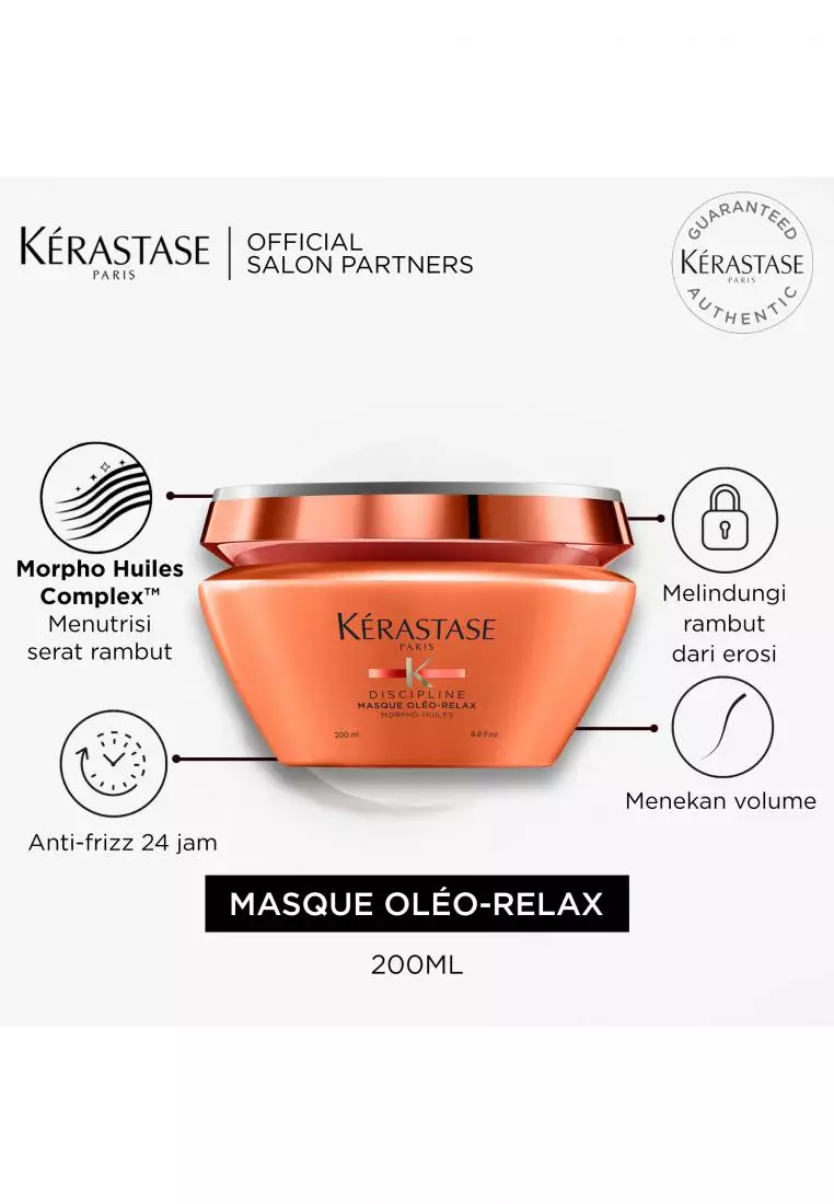 Kerastase Masque Oleo Relax 200ml Masker Rambut Sulit Diatur