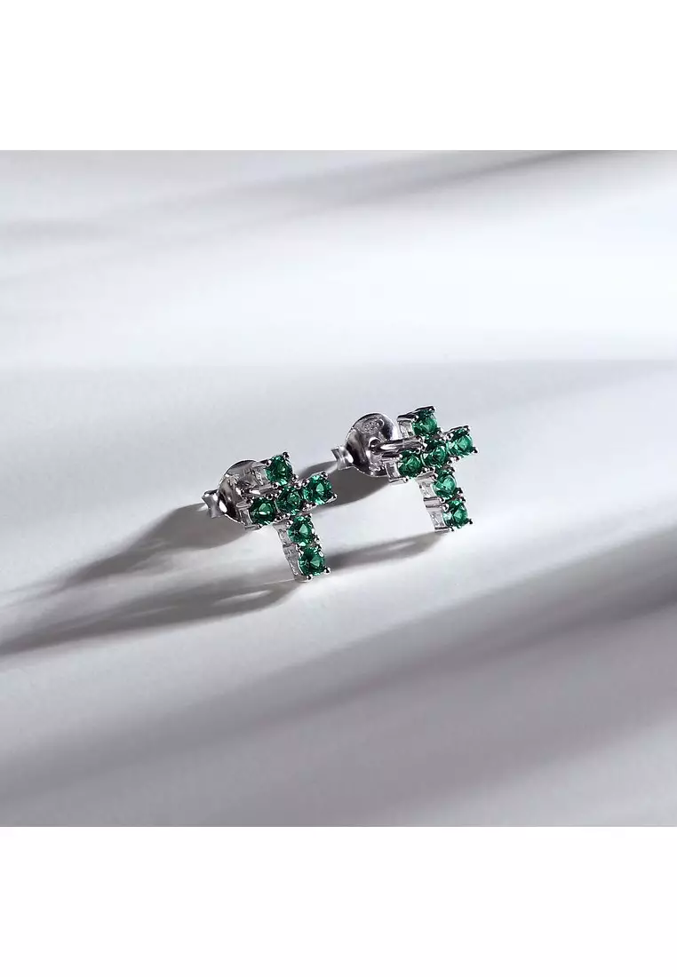 MORELLATO TESORI Green Cross EARRINGS SAIW218