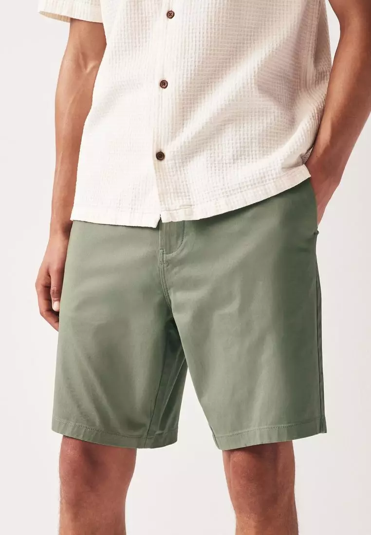 Stretch Chinos Shorts Straight Fit