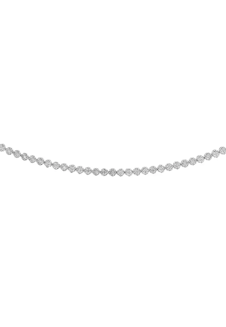 HABIB Diamond Tennis Bracelet in 375/9K White Gold 679901220