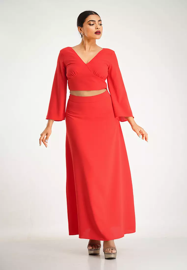 Maxi dress set top
