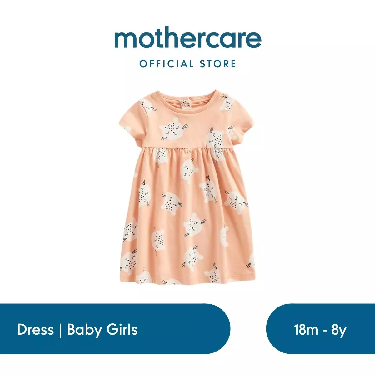 Mothercare Leopard Jersey Dress - Dress Anak Perempuan