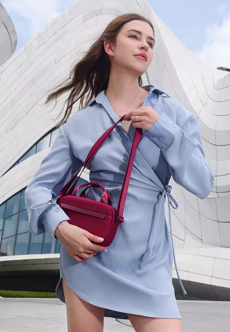 Nylon Mini Mobile Phone Bag Handbag Crossbody Sling Bag For Women