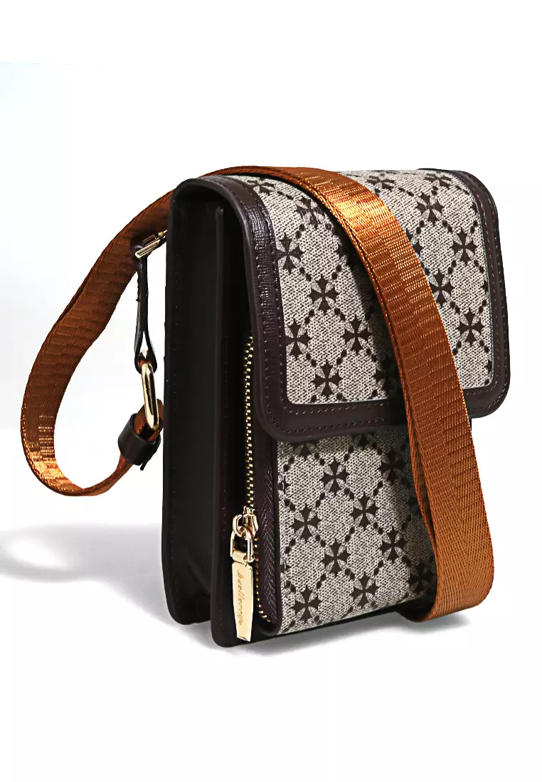 Tas Selempang Wanita Sling Bag Elegant Design Many Pocket Material Leather ORIGINAL