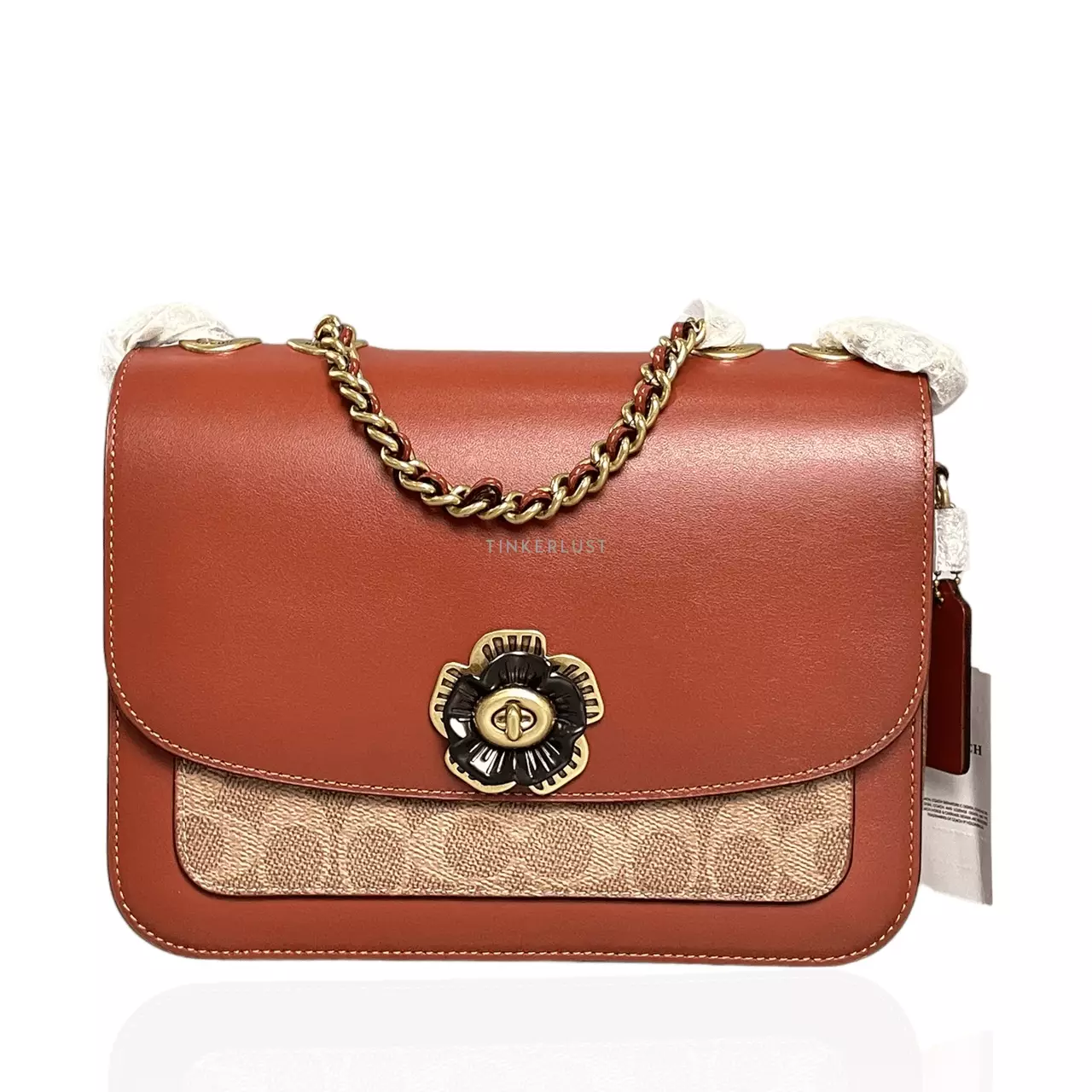 Jual Coach [PRELOVED] Coach Madison Tan Signature Canvas GHW Shoulder