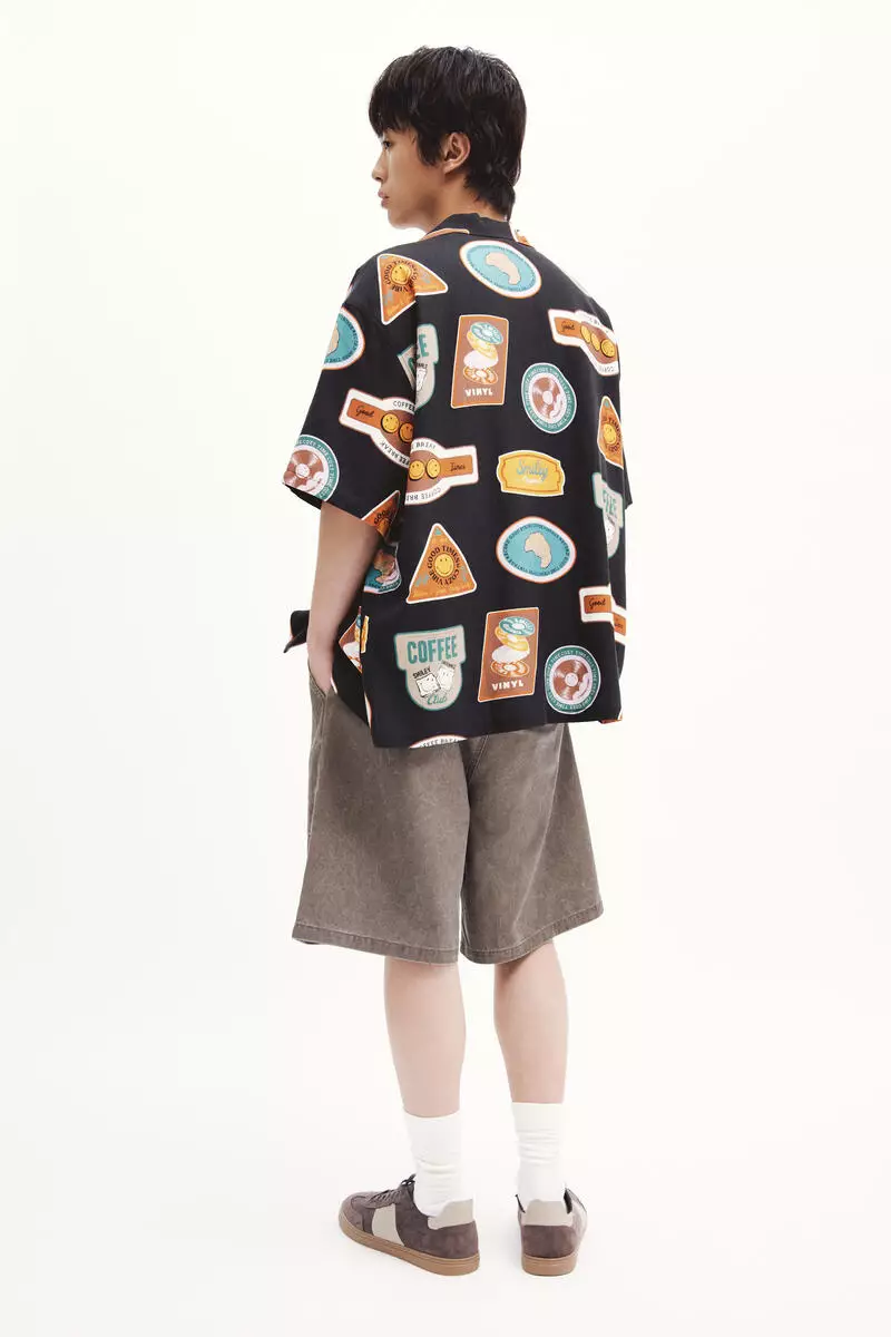 Loose Fit Printed resort shirt