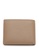 Volkswagen beige Men's Genuine Leather RFID Blocking Bi Fold Center Flap Wallet 5A72CAC28A9E07GS_2