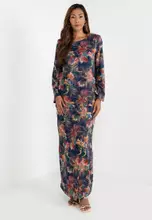 Blue/Red Floral