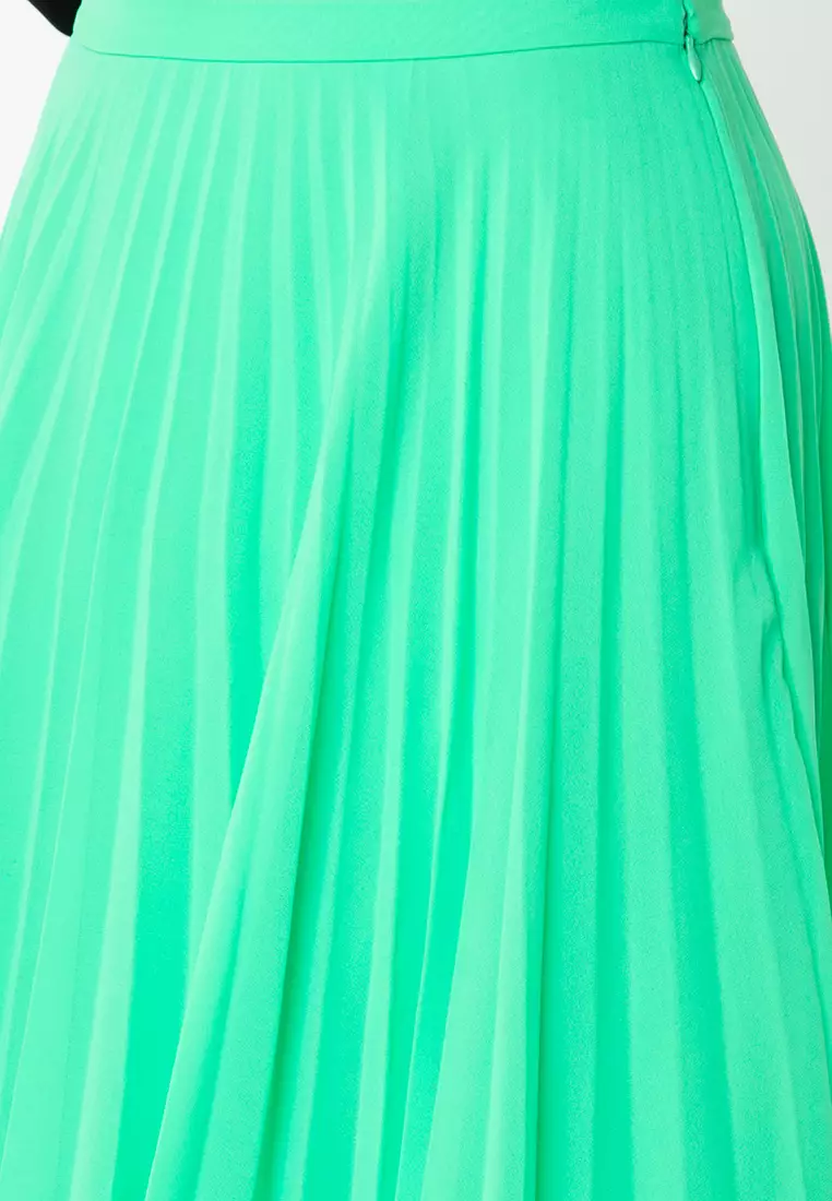Pleated Midi Skirt