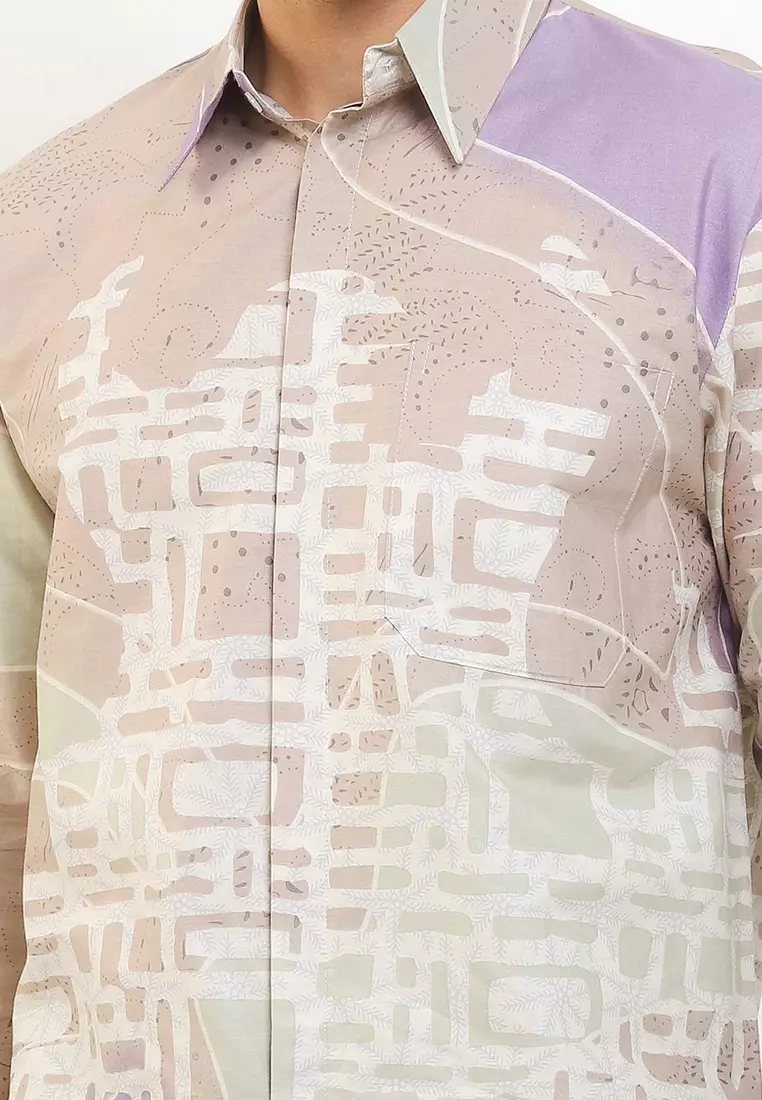 Jordan Shirt Kemeja Batik Pria Panjang