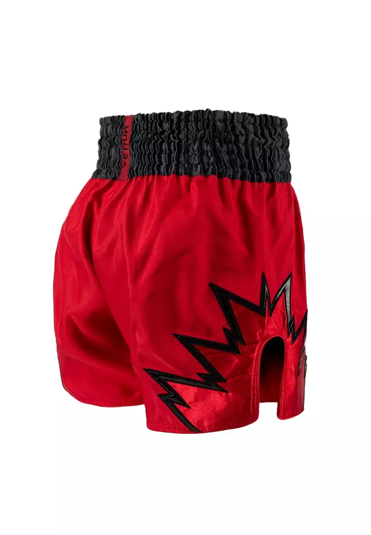Venum Inferno Muay Thai Shorts - Charcoal Grey/Red