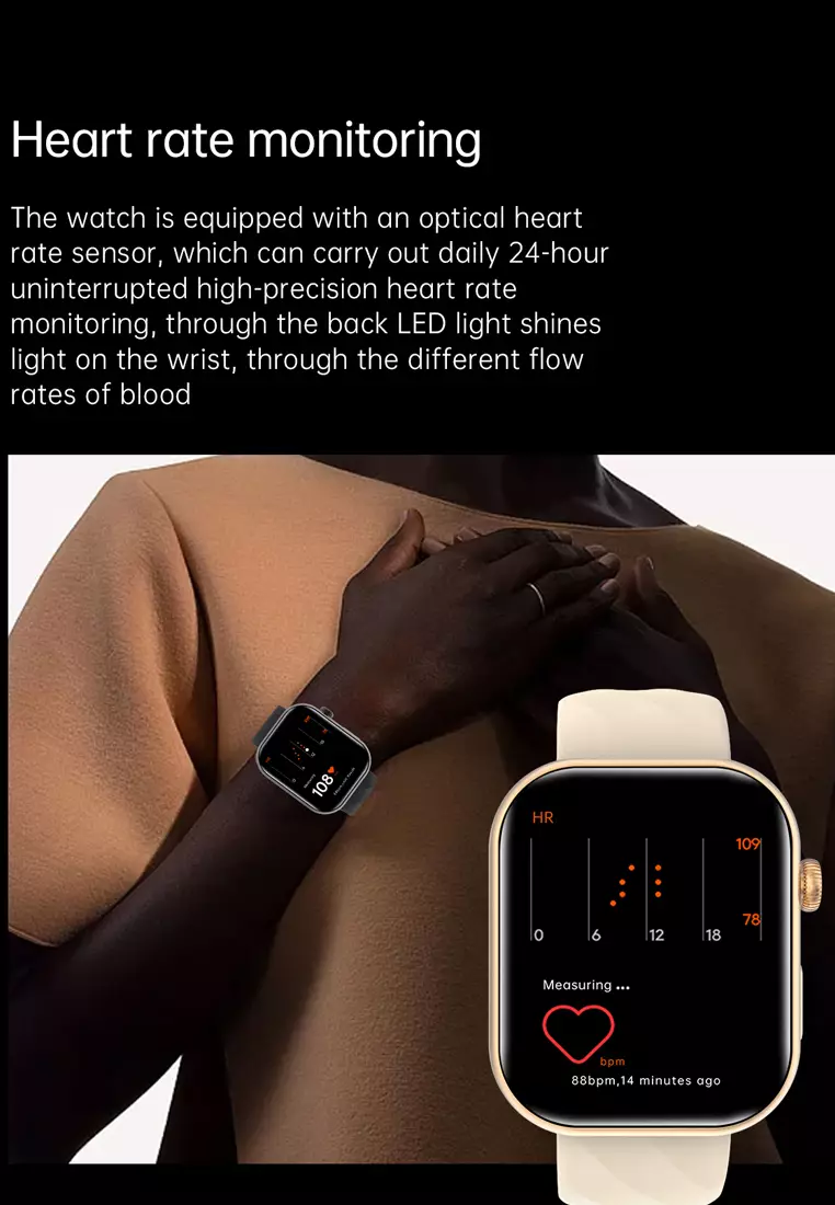 Heart Rate Android Smartwatch Long Battery Life Android Watch Long