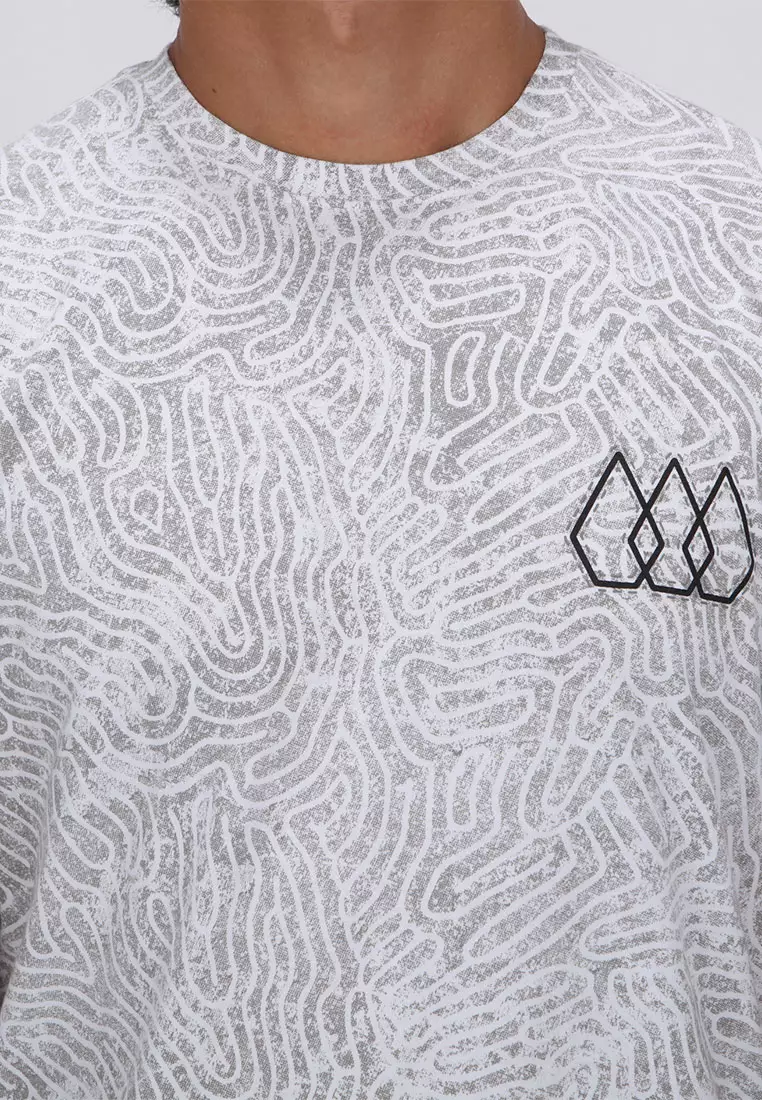 MCT LABYRINTH SHORT SLEEVE TEE WHITE