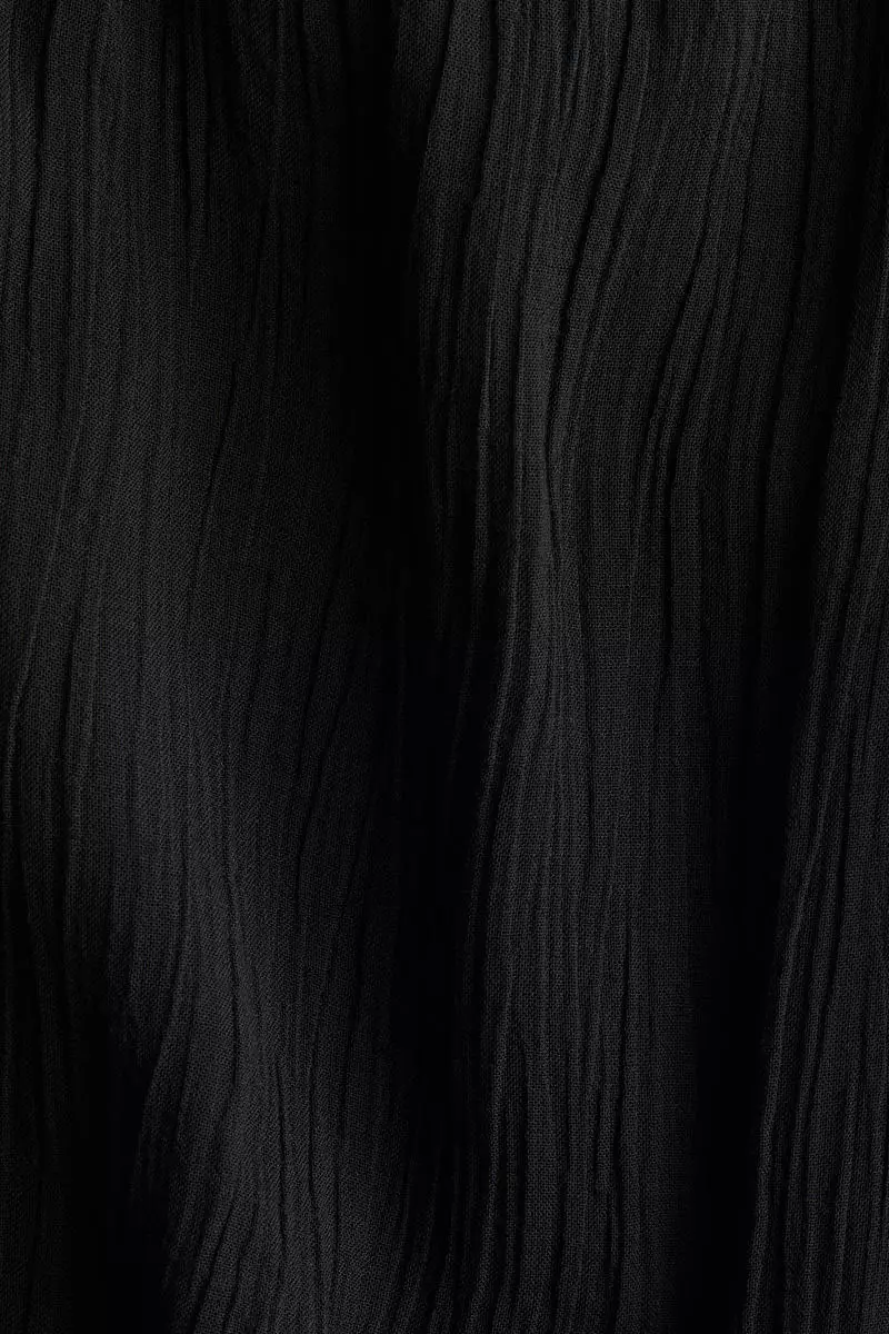 Flounce-collar dress