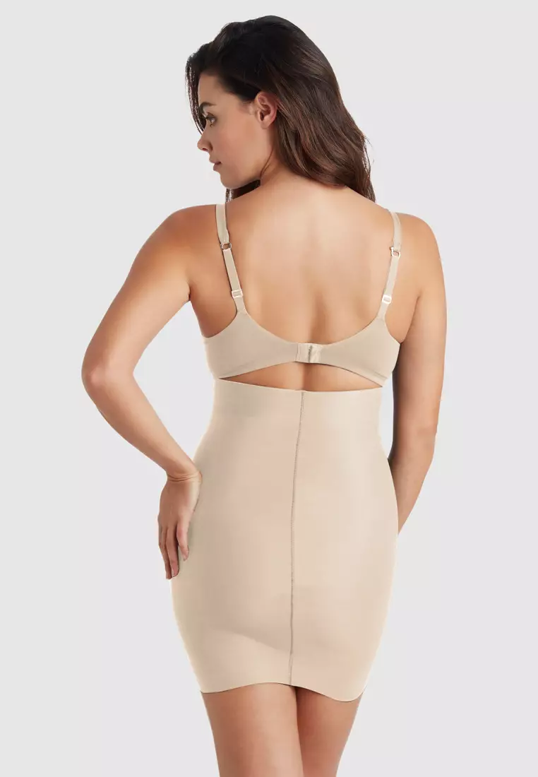 Buy Miraclesuit Sleek Essentials High Waist Shaper Slip Skirt in Beige 2024  Online