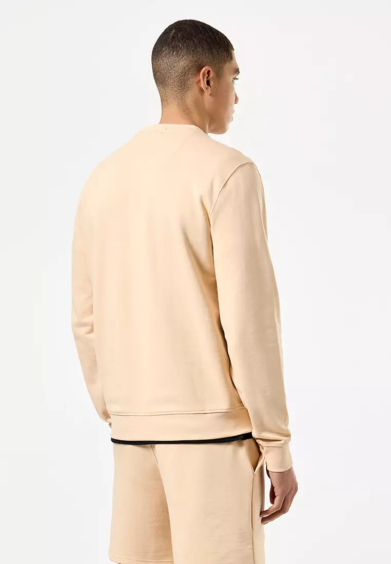 MENS DEEP CHAMPAGNE/SMOKEY RAVAL WOAN SWEAT