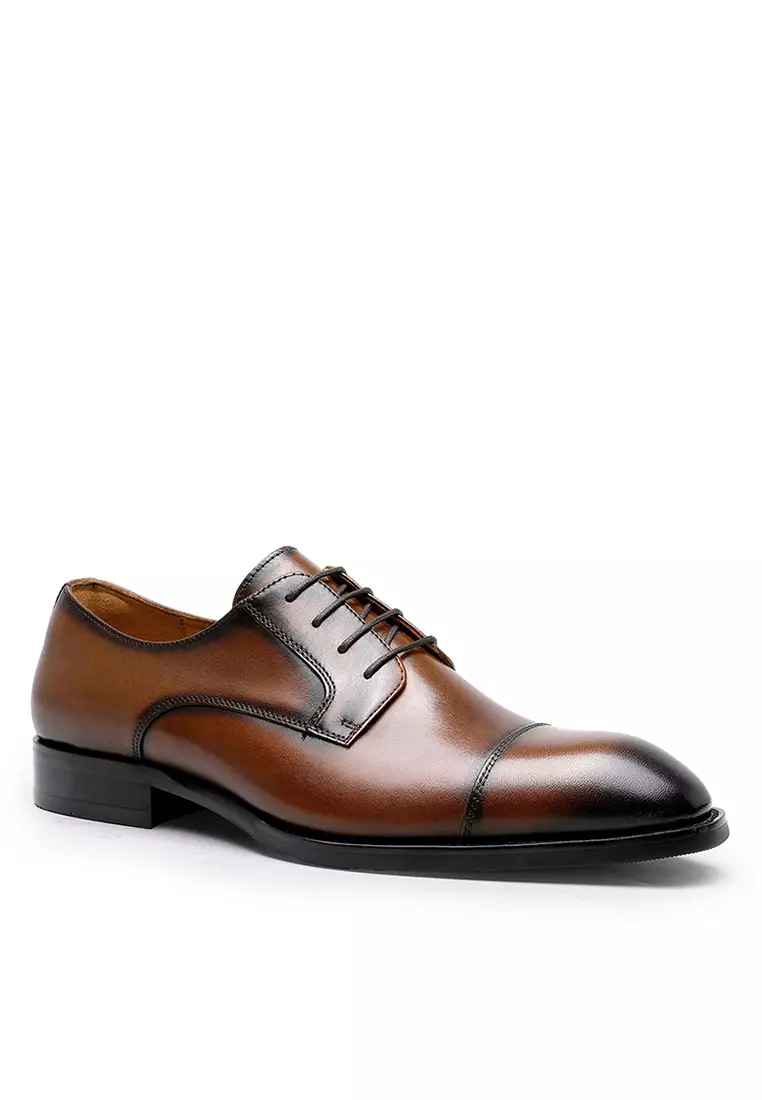 Vintage Leather Cap Toe Business Shoes DS190-11-13