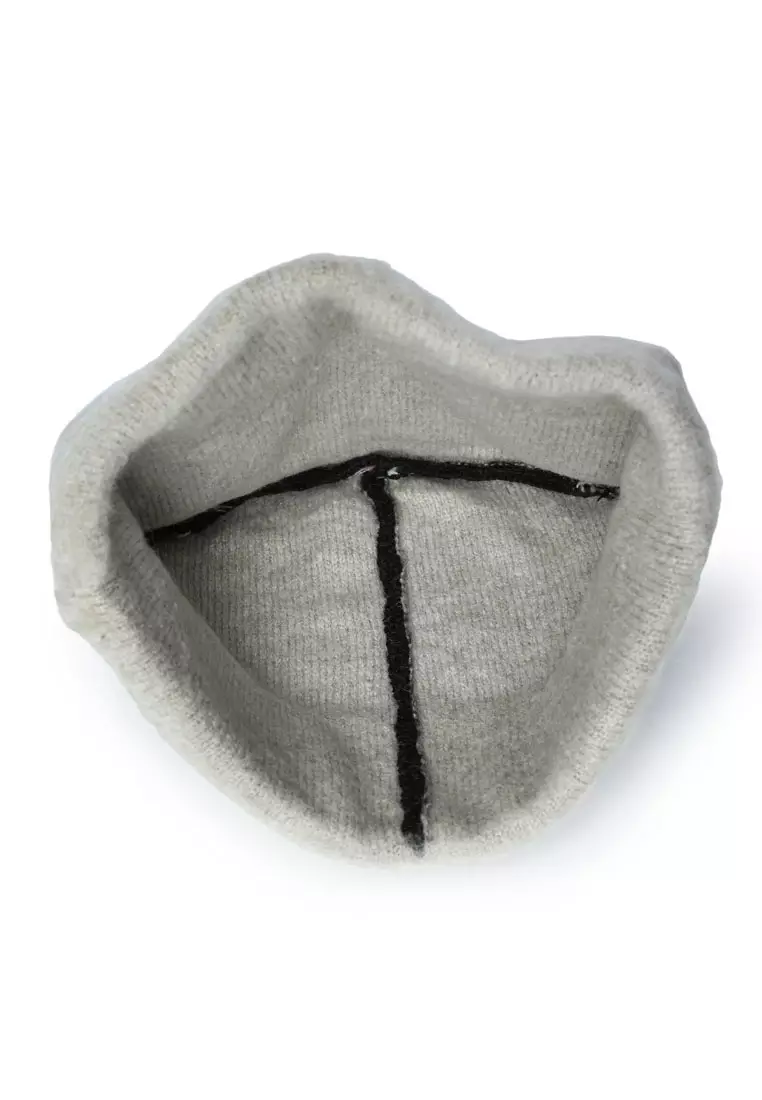 Beanie Hitam Dua Warna