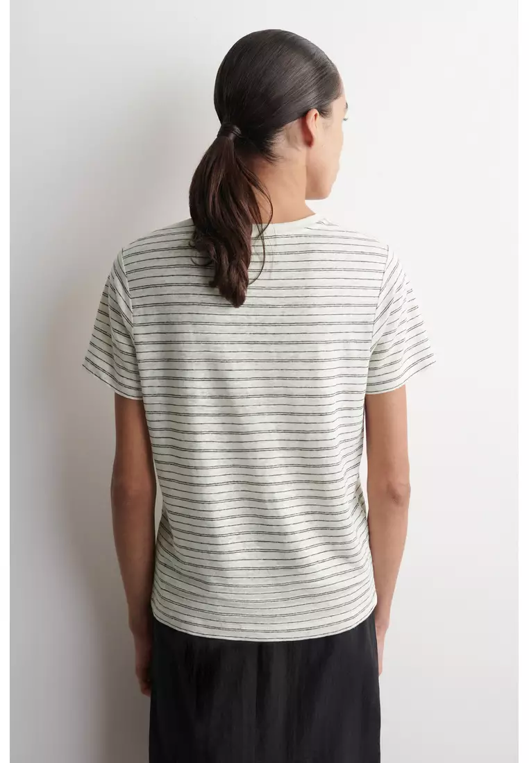 CREW-NECK LINEN T-SHIRT