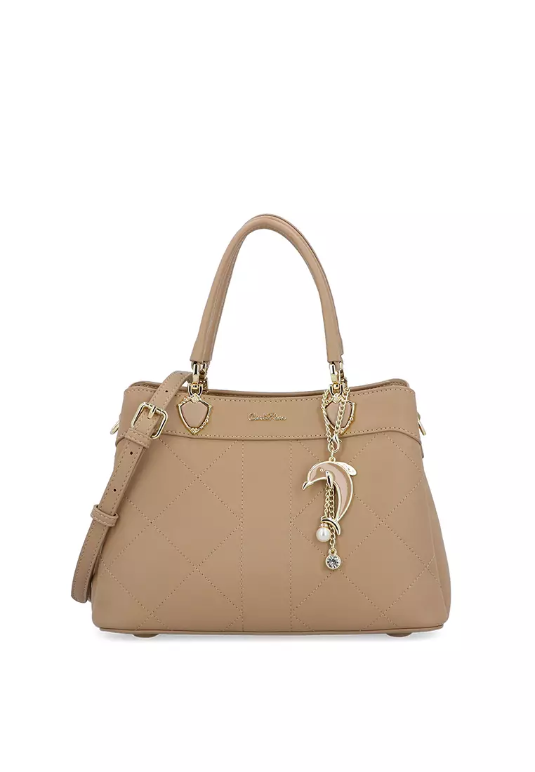 My Own Princess Top-Handle Bag - Dark Beige