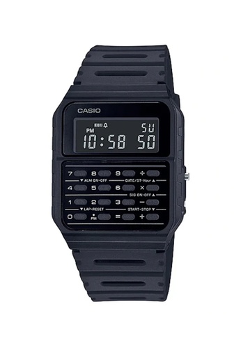 CASIO black Casio Databank Calculator Watch (CA-53WF-1B) 3919FACEB1EBD5GS_1