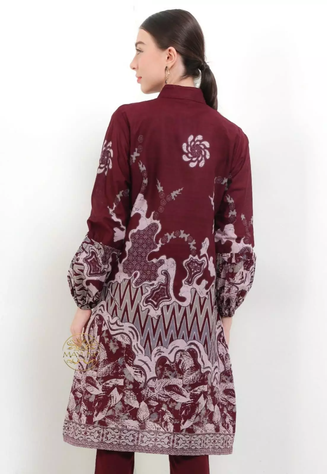 Tunik Batik Respati Maron Premium NLN