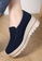 Twenty Eight Shoes navy Cow Suede Loafer Wedge VC3088 9BE05SH33C958BGS_4