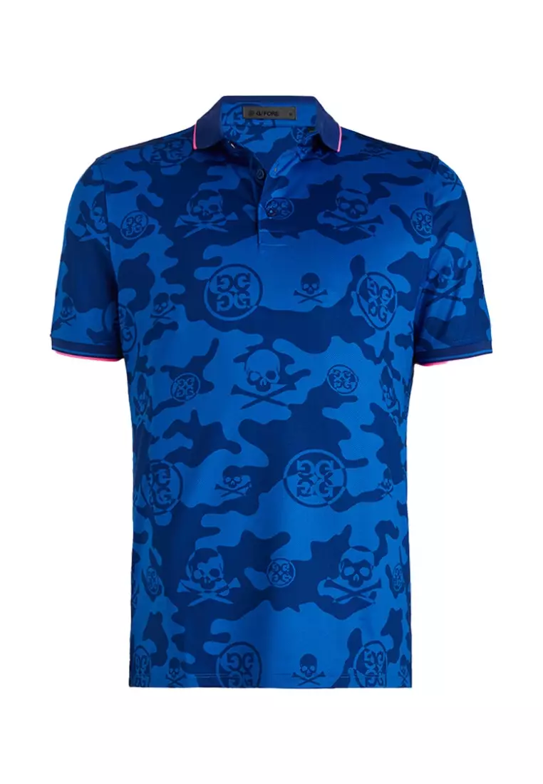 G/FORE Men’s Exploded Camo Tech Jersey Polo