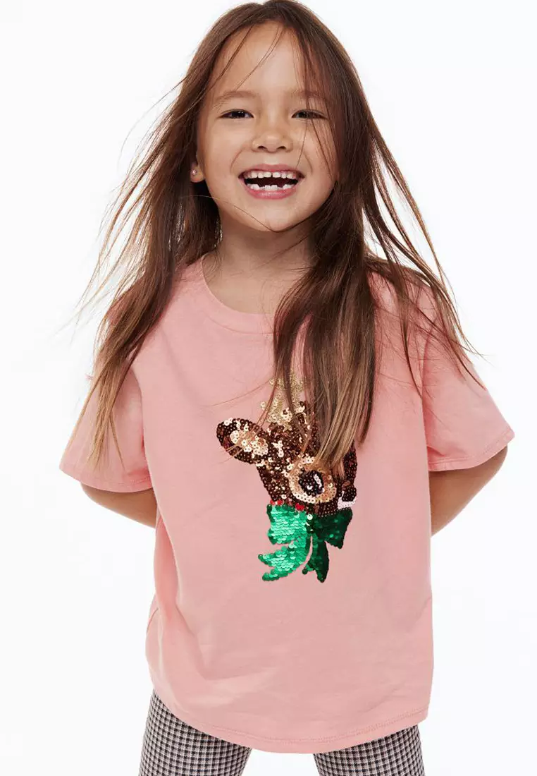 H&m reversible sales sequin t shirt