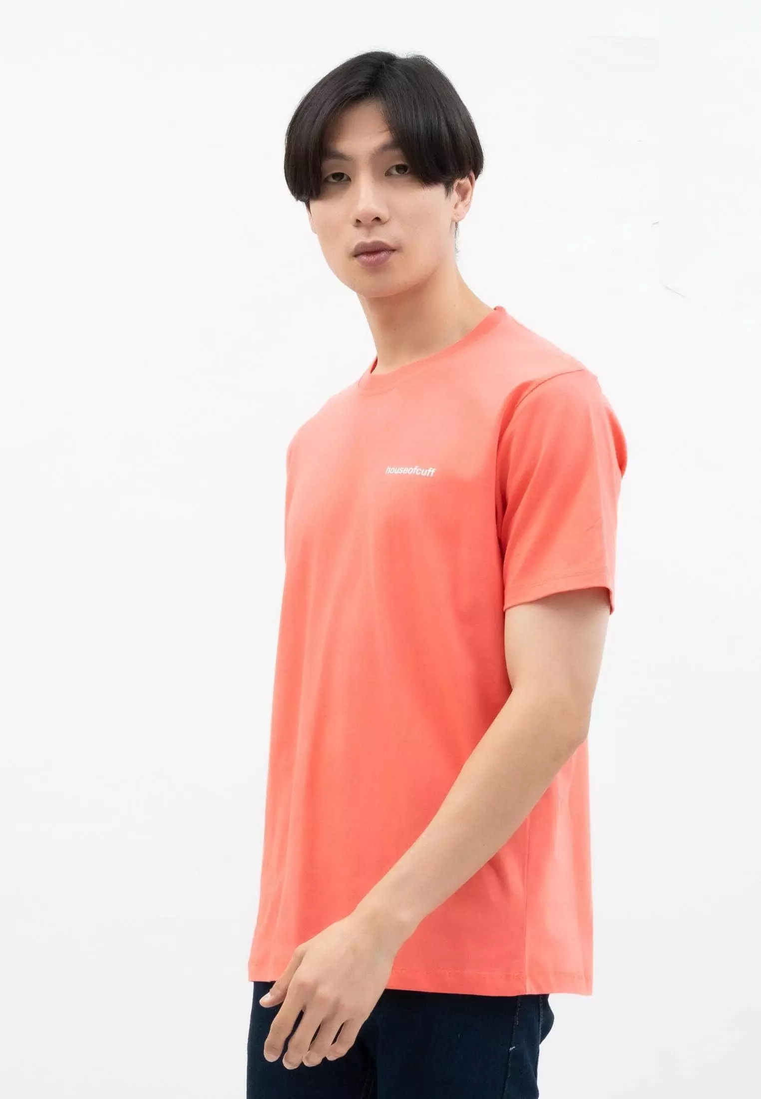 Houseofcuff T-shirt Kaos Polos Pendek Coral Tersedia Size S - 4XL
