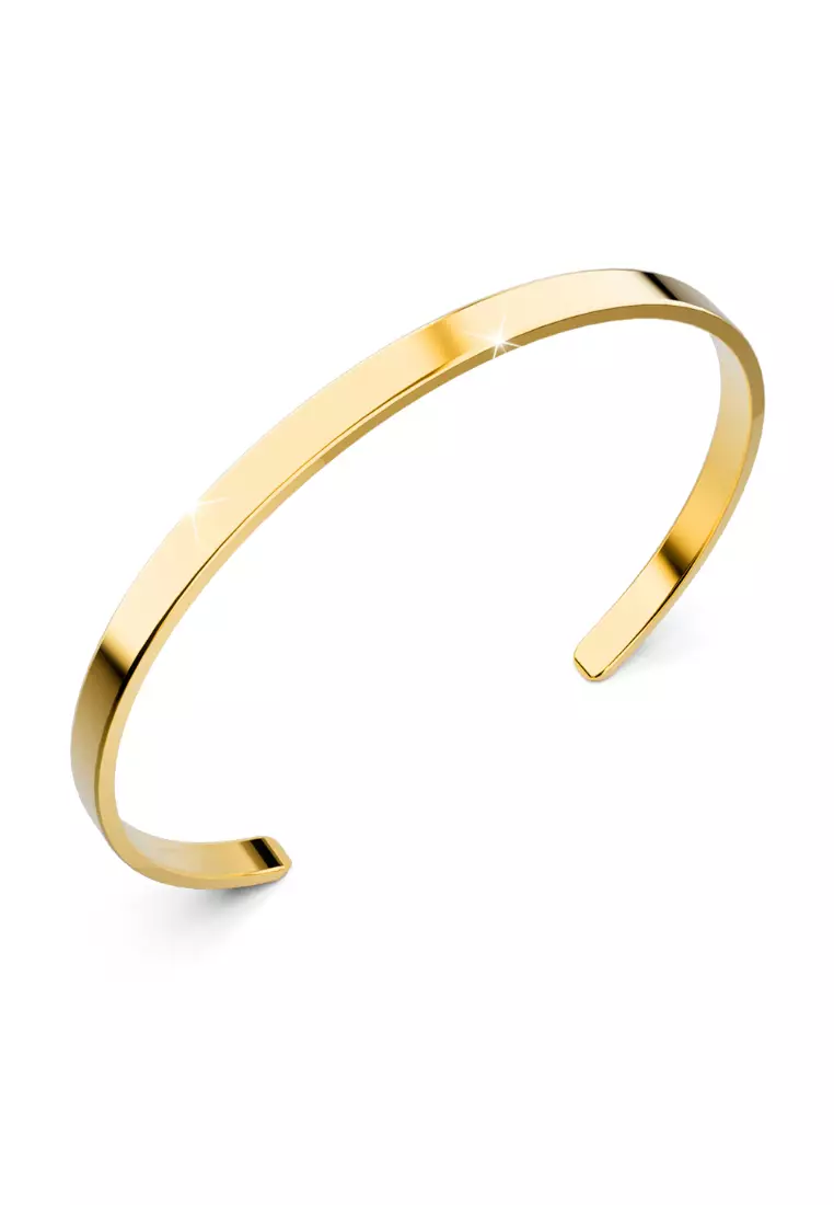 Avenue Classic Cuff Bangle Gold