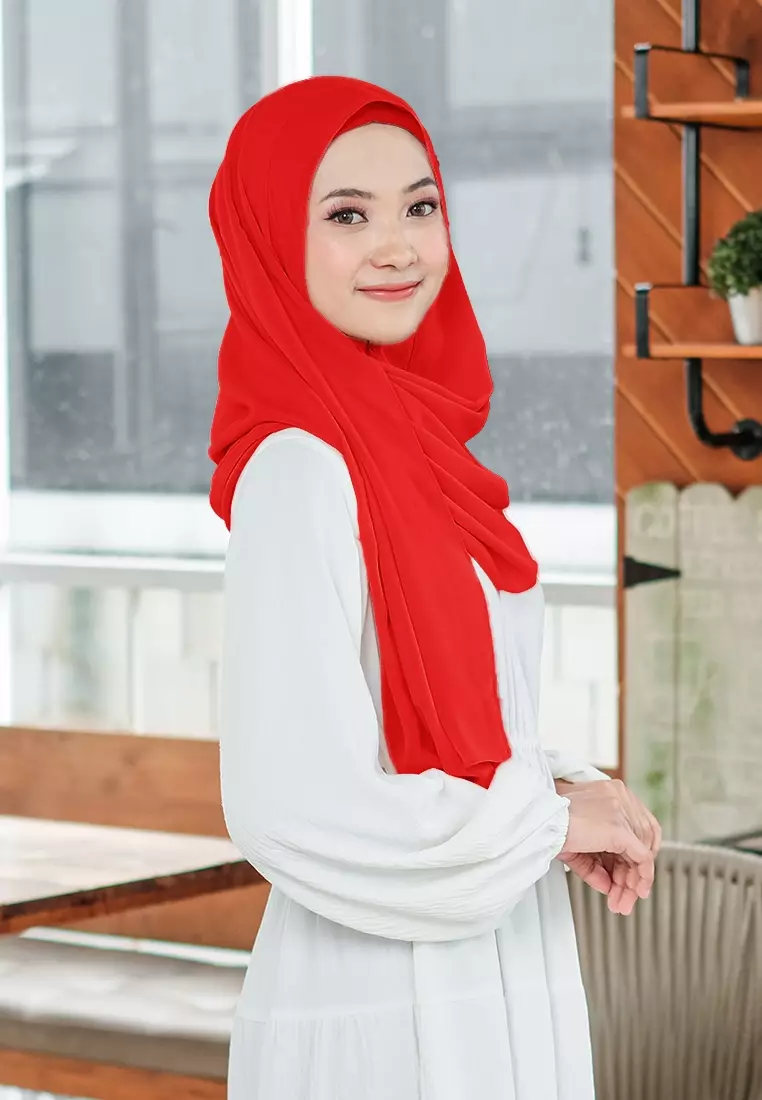 HIJAB INSTAN SHEILA - RED