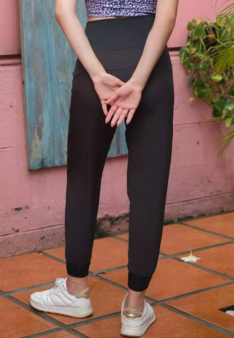 FITWEAR - JOGGER MICHELLE SIDE - BLACK