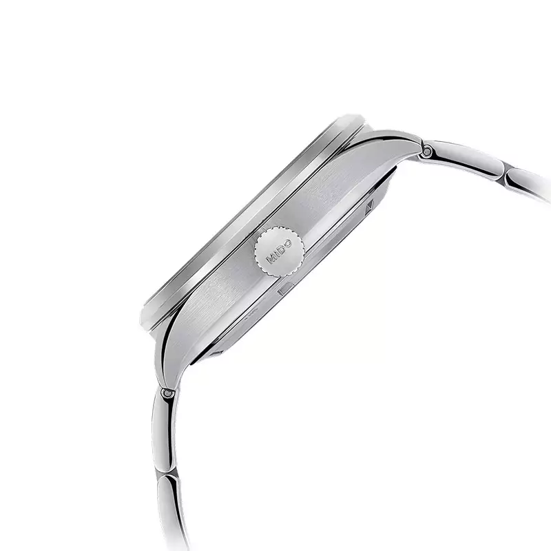 Jam Tangan Pria MIDO Multifort M038.436.11.031.00 Skeleton Vertigo Automatic Grey Dial Stainless Steel Strap