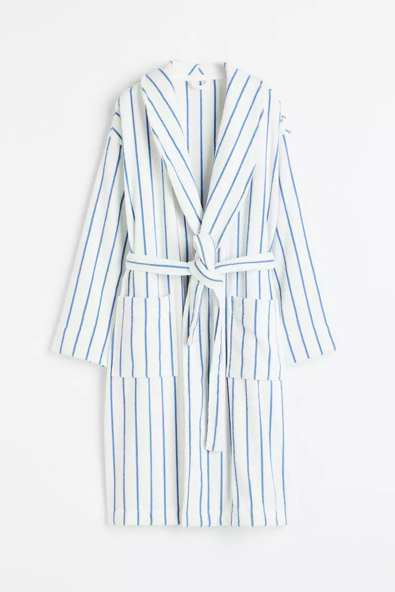 Buy Hu0026M Terry dressing gown 2023 Online | ZALORA Singapore