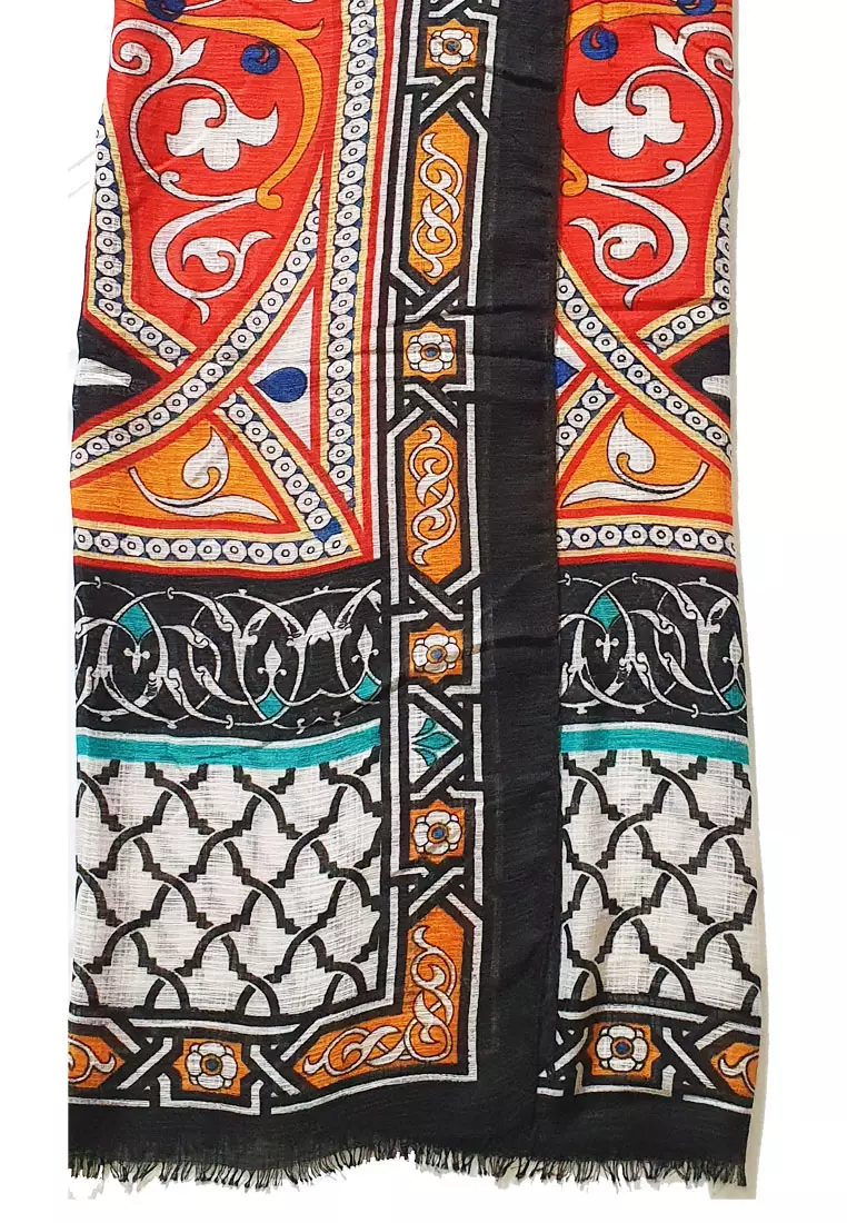 Vintage Scarf  Black