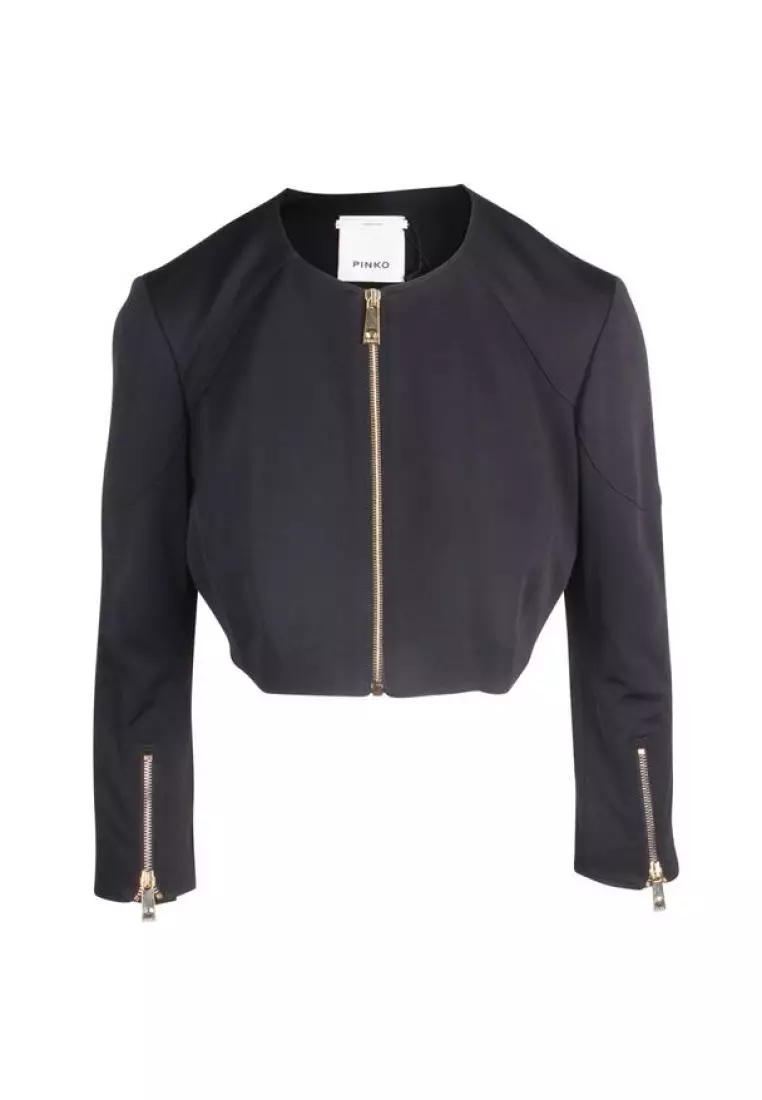Designer outlet cropped jacket