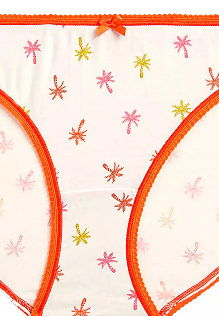 5pk Cotton Lycra™ Bikini Knickers