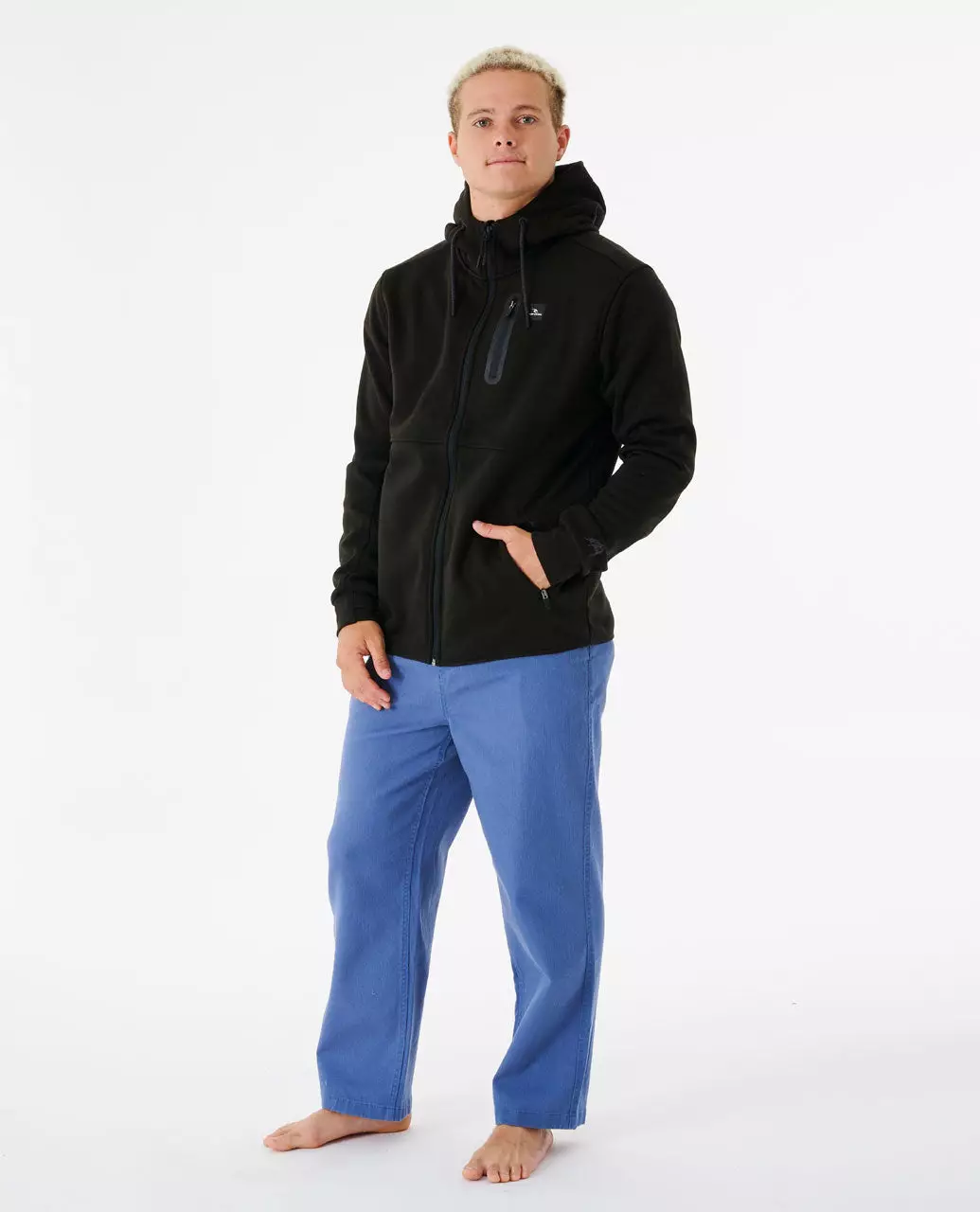 Rip Curl Men Departed Anti-Series Fleece - Black