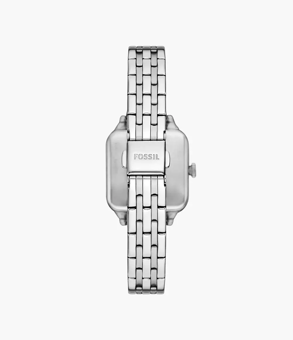 Fossil Analog Collen Silver Jam Tangan Wanita 28MM BQ3981
