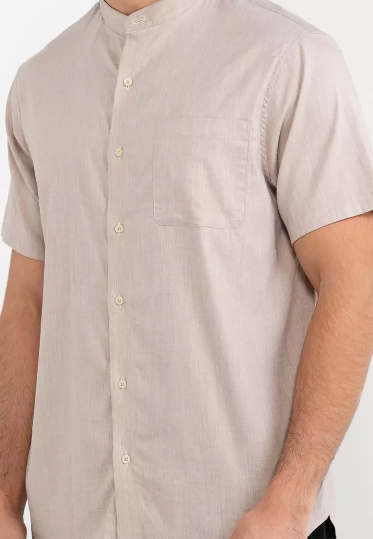 中山領短袖襯衫