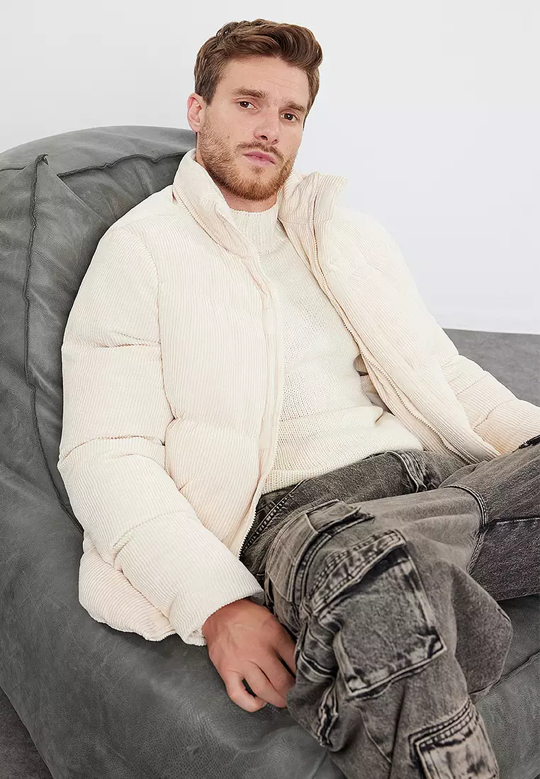 Corduroy Puffer Jacket