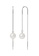 925 Signature silver 925 SIGNATURE Pearl Threader Earrings-Silver/Pearl White FEB2EACA16939CGS_1