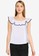 Nichii white Layered Cap Sleeves Top 282E8AA75CFB64GS_1