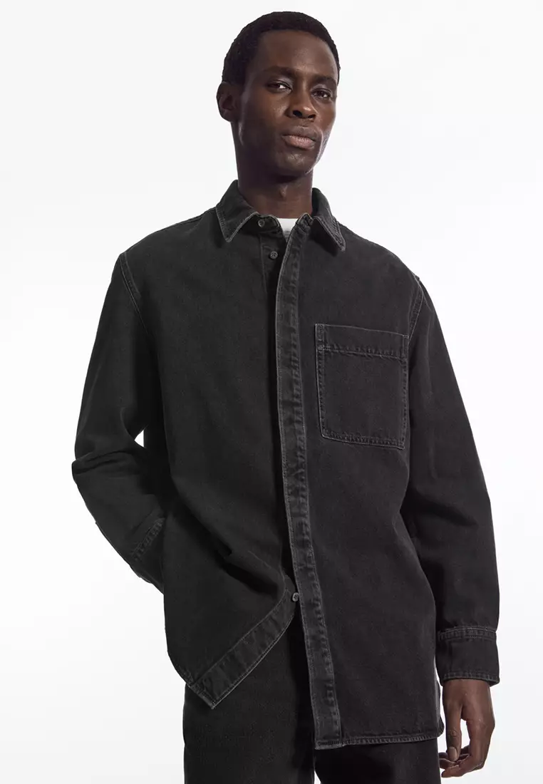 Cos denim hot sale shirt jacket