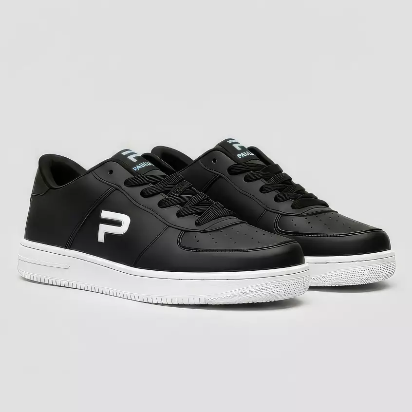 PAULMAY - Sepatu Sneakers Pria Denver - Black White