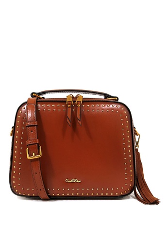 Buy Carlo Rino Carlo Rino 0304478c 003 05 Top Handle Bag Brown Online On Zalora Singapore