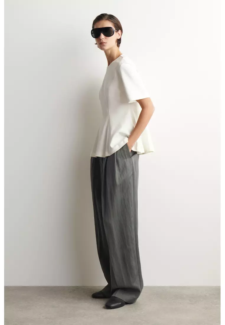 WAISTED COTTON T-SHIRT