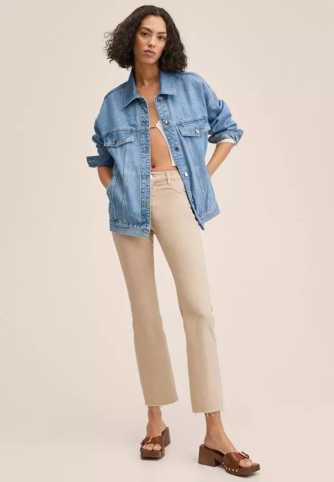 High-Waist Bootcut Jeans